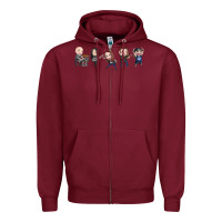 Burgundy Dream Theater Zipper Hoodie - artisFamous