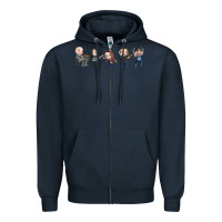 Navy Dream Theater Zipper Hoodie - artisFamous