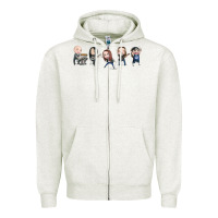 Oatmeal Heather Dream Theater Zipper Hoodie - artisFamous