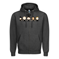 Charcoal Heather Dream Theater Zipper Hoodie - artisFamous