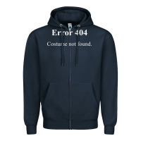 Navy 404 costume not found in white version Zipper Hoodie - artisFamous