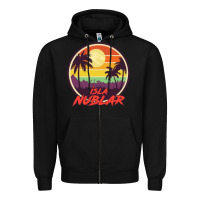 Black isla nublar holiday Zipper Hoodie - artisFamous