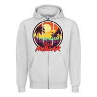 Dove Grey isla nublar holiday Zipper Hoodie - artisFamous