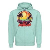 Seafoam isla nublar holiday Zipper Hoodie - artisFamous