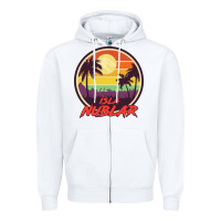 White isla nublar holiday Zipper Hoodie - artisFamous
