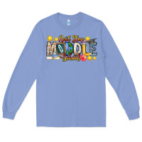 Colony Blue Next Stop Middle School Long Sleeve Tee - CowhideDigitalArt