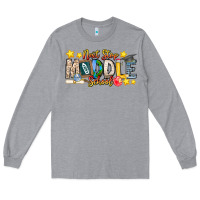 Heather Grey Next Stop Middle School Long Sleeve Tee - CowhideDigitalArt
