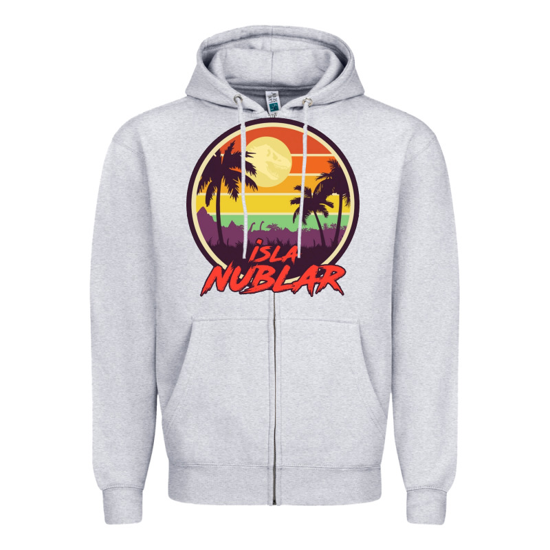 Isla Nublar Holiday Zipper Hoodie by artisFamous | Teevron