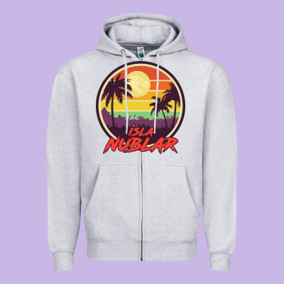 Isla Nublar Holiday Zipper Hoodie Designed By Artisfamous