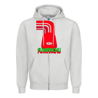 Dove Grey fu manchu Zipper Hoodie - artisFamous