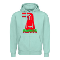 Seafoam fu manchu Zipper Hoodie - artisFamous