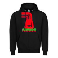 Black fu manchu Zipper Hoodie - artisFamous