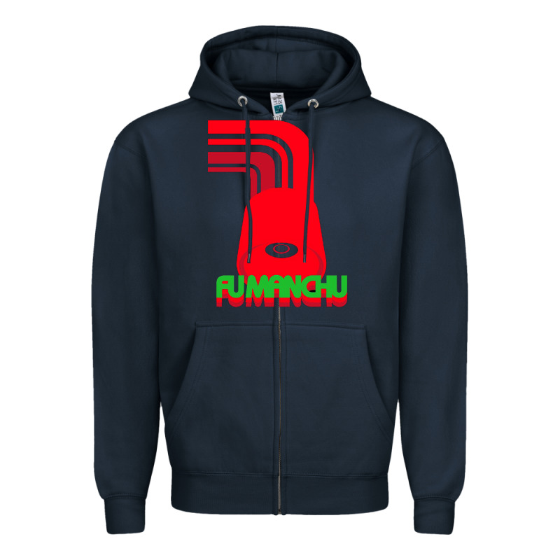 Fu Manchu Zipper Hoodie by artisFamous | Teevron