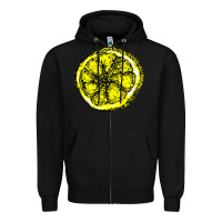 Black the stone roses Zipper Hoodie - artisFamous