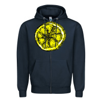 Navy the stone roses Zipper Hoodie - artisFamous