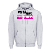 Heather Grey Never Mind the Buzzcocks Zipper Hoodie - artisFamous