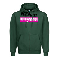 Sports Green Never Mind the Buzzcocks Zipper Hoodie - artisFamous