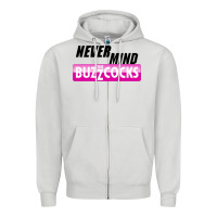 Dove Grey Never Mind the Buzzcocks Zipper Hoodie - artisFamous
