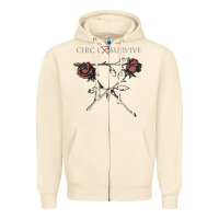 Sandshell Circa Survive Zipper Hoodie - artisFamous