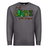 Charcoal Heather For The Love Of The Dragons Premium Sweatshirt - RanaPortraitStore