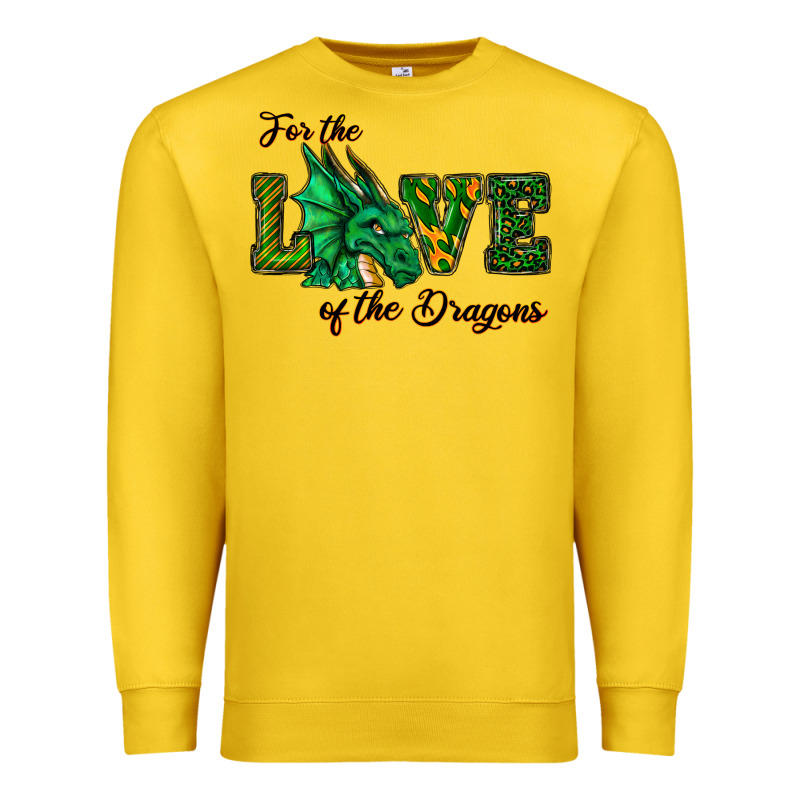 For The Love Of The Dragons Premium Sweatshirt by RanaPortraitStore | Teevron