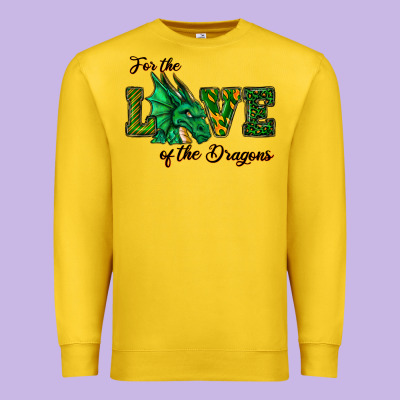 For The Love Of The Dragons Premium Sweatshirt Designed By Ranaportraitstore