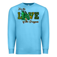 Ocean Blue For The Love Of The Dragons Premium Sweatshirt - RanaPortraitStore