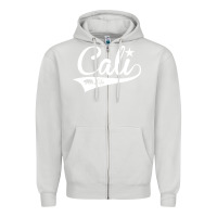 Dove Grey camo cali Zipper Hoodie - artisFamous