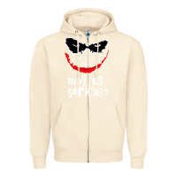 Sandshell why so serious Zipper Hoodie - artisFamous