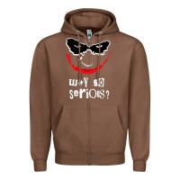 Chestnut why so serious Zipper Hoodie - artisFamous