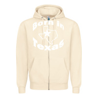 Sandshell born in texas Zipper Hoodie - artisFamous