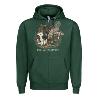 Sports Green Circa Survive Zipper Hoodie - artisFamous