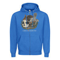True Royal Circa Survive Zipper Hoodie - artisFamous