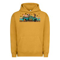 Pigment Peanut Butter western animals truck Urban Hoodie - Jasminsmagicworld