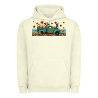 Pigment Pistachio western animals truck Urban Hoodie - Jasminsmagicworld