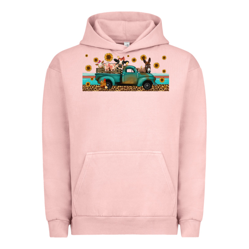 Western Animals Truck Urban Hoodie by Jasminsmagicworld | Teevron