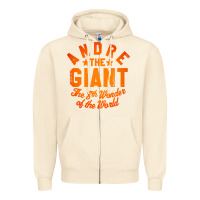 Sandshell andre the giant 8th wonder of the world Zipper Hoodie - artisFamous
