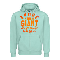 Seafoam andre the giant 8th wonder of the world Zipper Hoodie - artisFamous
