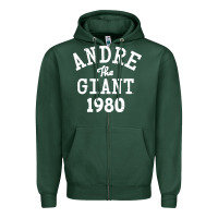 Andre The Giant 1980 Zipper Hoodie | Teevron