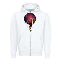 White Circa Survive Zipper Hoodie - artisFamous