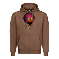 Chestnut Circa Survive Zipper Hoodie - artisFamous