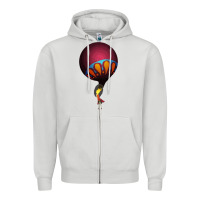 Dove Grey Circa Survive Zipper Hoodie - artisFamous