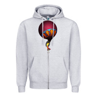 Heather Grey Circa Survive Zipper Hoodie - artisFamous