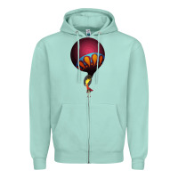Seafoam Circa Survive Zipper Hoodie - artisFamous