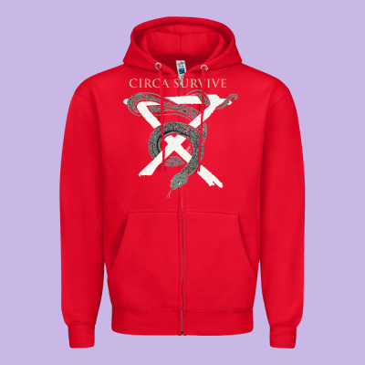 Circa Survive Zipper Hoodie Designed By Artisfamous