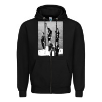 Black Power Black Fist 1968 Olympics Zipper Hoodie | Teevron