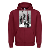 Burgundy black power black fist 1968 olympics Zipper Hoodie - artisFamous