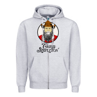 Heather Grey chris stapleton Zipper Hoodie - artisFamous