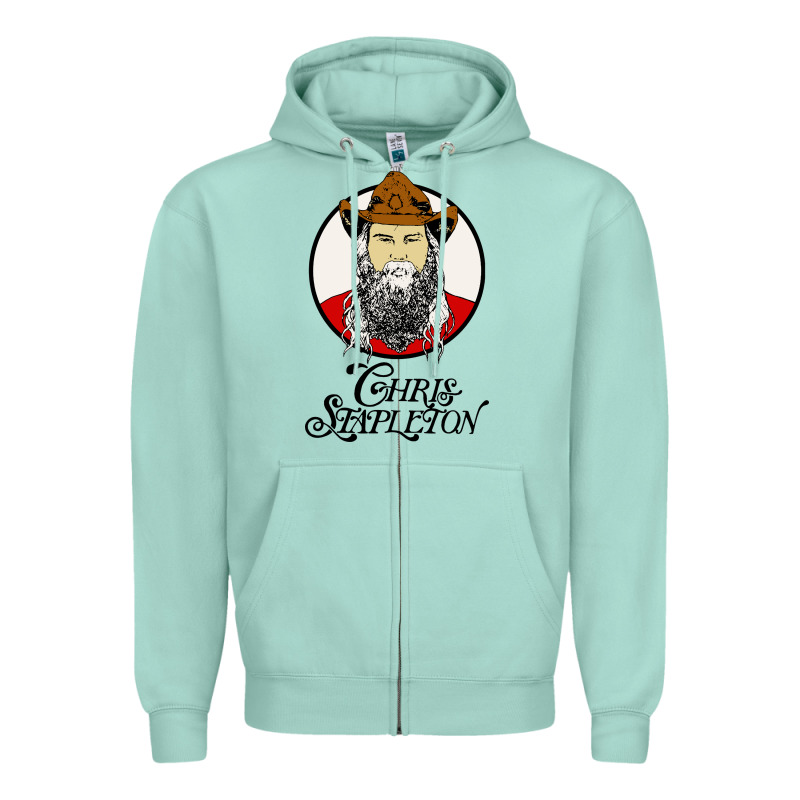 Chris Stapleton Zipper Hoodie by artisFamous | Teevron