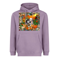 Lavender Fall baby cow Heavyweight Hoodie - RanaPortraitStore